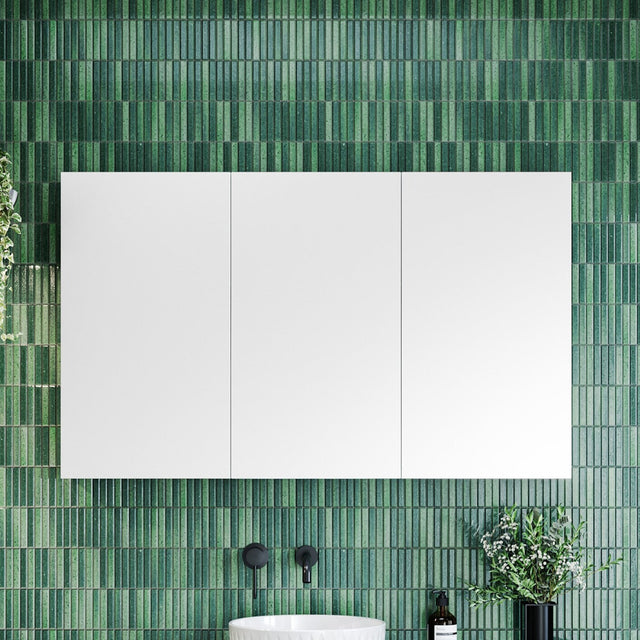 Tennessee Mirror Cabinet 1200mm Three Door Platinum Collection (TEN-SC-1200-3-P)