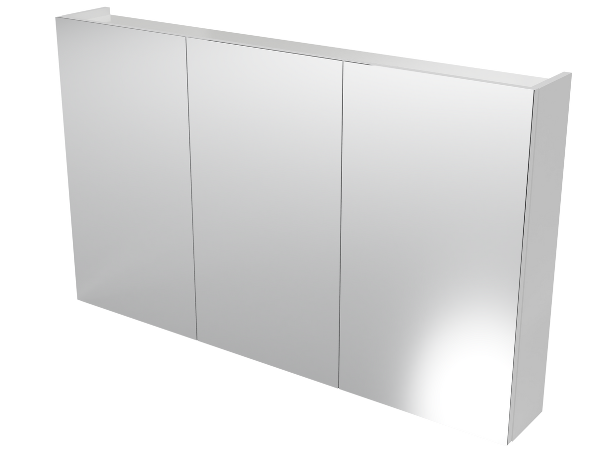Tennessee Mirror Cabinet 1200mm Three Door Platinum Collection (TEN-SC-1200-3-P)