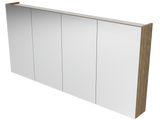 Tennessee Mirror Cabinet 1500mm Four Door Platinum Collection (TEN-SC-1500-4-P)
