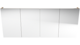 Tennessee Mirror Cabinet 1800mm Four Door Platinum Collection (TEN-SC-1800-4-P)