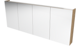 Tennessee Mirror Cabinet 1800mm Four Door Gold Collection (TEN-SC-1800-4-G)