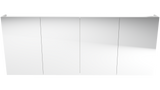 Tennessee Mirror Cabinet 1800mm Four Door Platinum Collection (TEN-SC-1800-4-P)