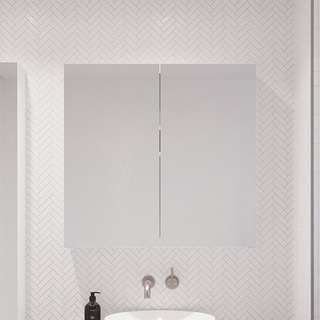 Tennessee Mirror Cabinet 750mm Double Door Platinum Collection (TEN-SC-750-D-P)