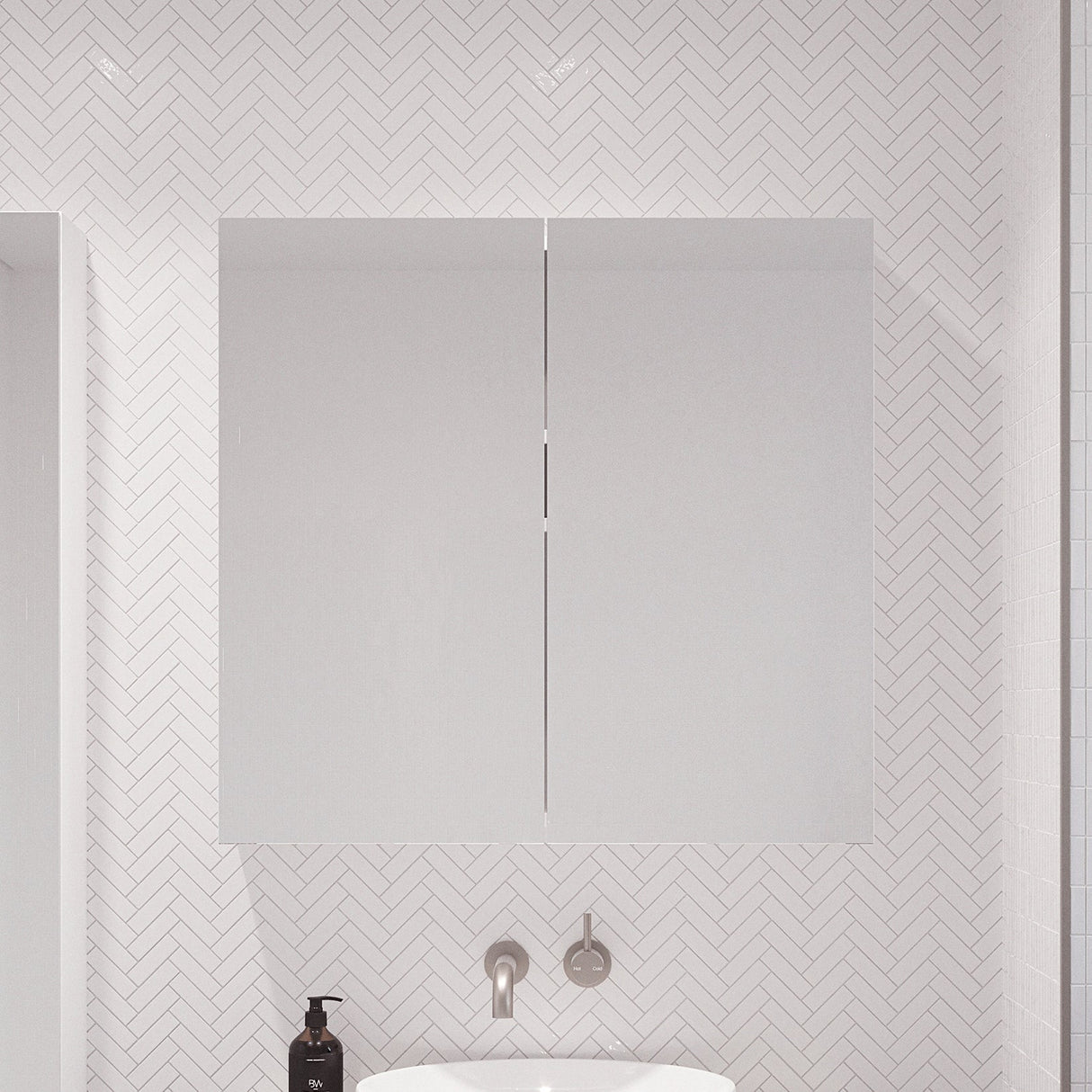 Tennessee Mirror Cabinet 750mm Double Door Gold Collection (TEN-SC-750-D-G)