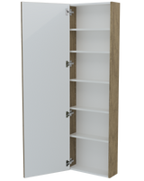 Tennessee Mirror Tallboy 450mm Wall Hung Gold Collection