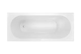 Turin 1665 Inset Bath - White