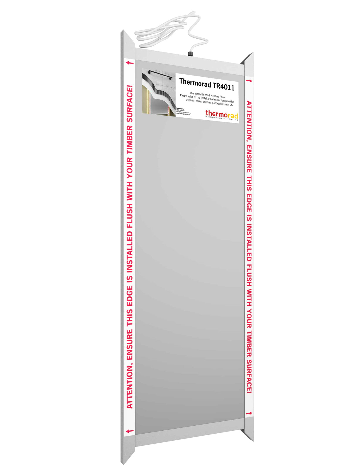 Thermorad Heated Wall Panel - 405x1150mm 160W