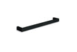 Thermorail Square Single Rail 632x40x100mm 23Watts - Matt Black - Includes Transformer