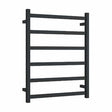 Thermorail Straight/Square 600x800x120mm 104Watts 6 Bars - Matt Black