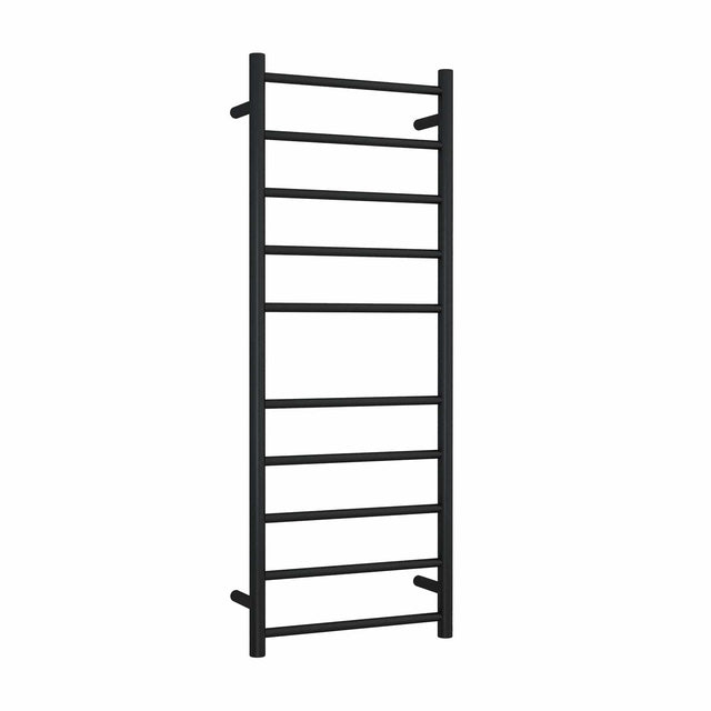 Thermorail Straight/Round 450x1200x122mm 110Watts 10 Bars - Matt Black