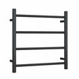 Thermorail Straight/Round 550x550x122mm 54Watts 4 Bars - Matt Black