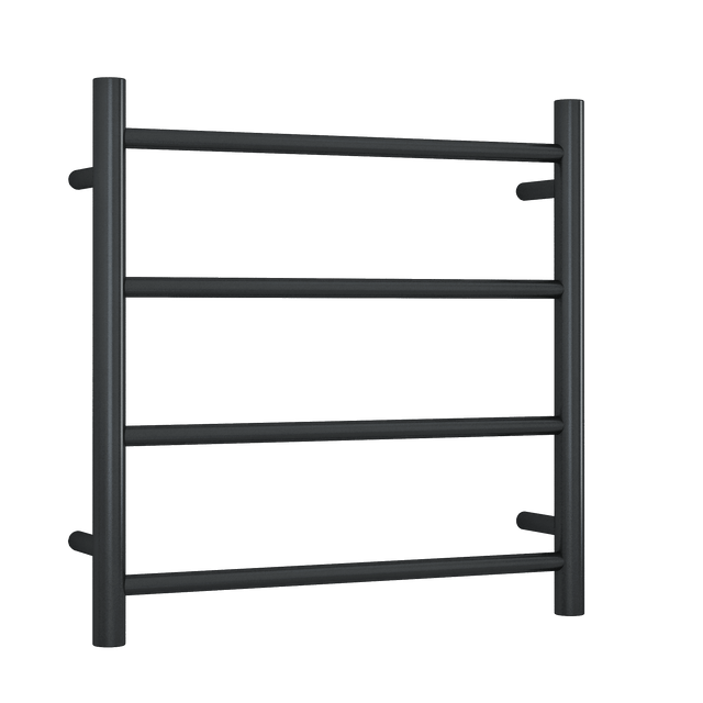Thermorail Straight/Round 12Volt 550x550x122mm 70Watts 4 Bars - Matt Black