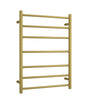 Thermorail Straight/Round 600x800x122mm 80Watts 7 Bars - Brushed Gold
