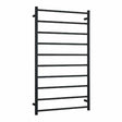 Thermorail Straight/Round 700x1200x122mm 162Watts 10 Bars - Matt Black