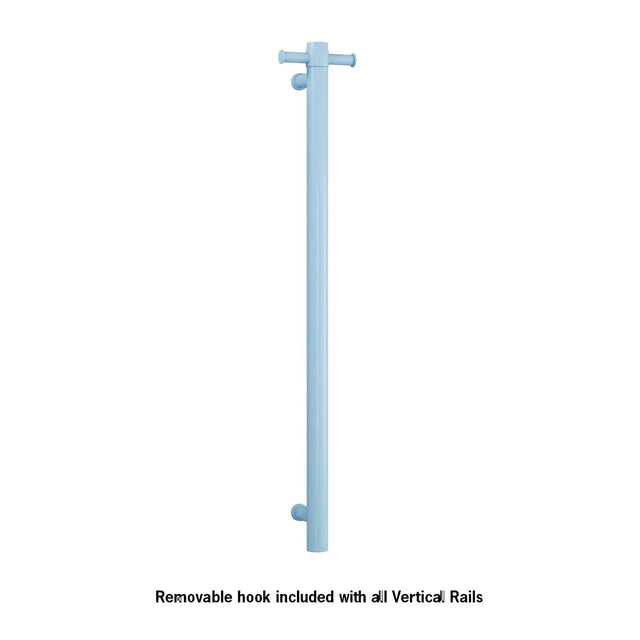 Thermorail Straight/Round 12Volt Vertical Bar 900x142x100mm 26Watts With Optional Hook - Horizon Blue
