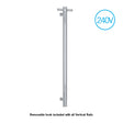Thermorail Straight/Round 240Volt Vertical Bar 900x142x100mm 20Watt With Optional Hook