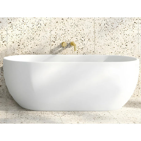 Valentina 1500 Oval Freestanding Bath - Gloss White