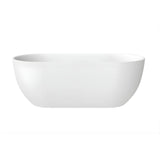 Valentina 1500 Oval Freestanding Bath - Gloss White