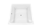 Venice 1400 Island Square Bath - White