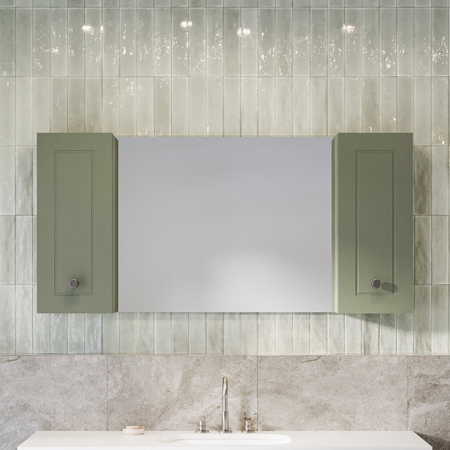 Victoria Mirror Cabinet 1500mm Single Mirror Gold Collection (VIC-SC-1500-S-G)