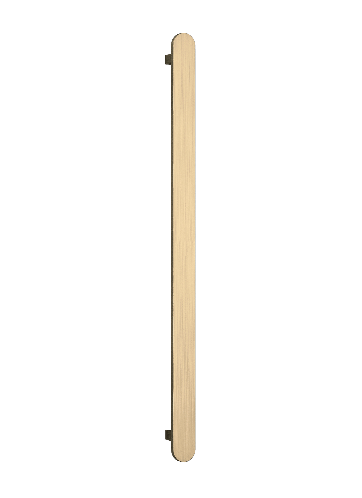 Thermorail Flat/Pill 12Volt Vertical Bar 900x50x50mm 20Watts - Brushed Brass