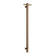 Thermorail Straight/Round 12Volt Vertical Bar 900x142x100mm 22Watts With Optional Hook - Brushed Bronze
