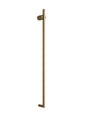 Thermorail Thin/Round 240Volt Vertical Bar 900x45x80mm 15Watt - Brushed Brass