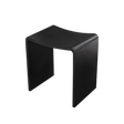 Willow Shower Stool 400x300mm - Black