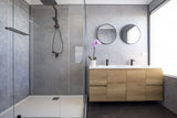 Concrete Grey Wet Wall Panel - 2400mm (h) x 1000mm (w) x 10mm (d)
