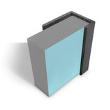 End Cap Trim - Black - for Wet Wall Panels - 2400mm (h)