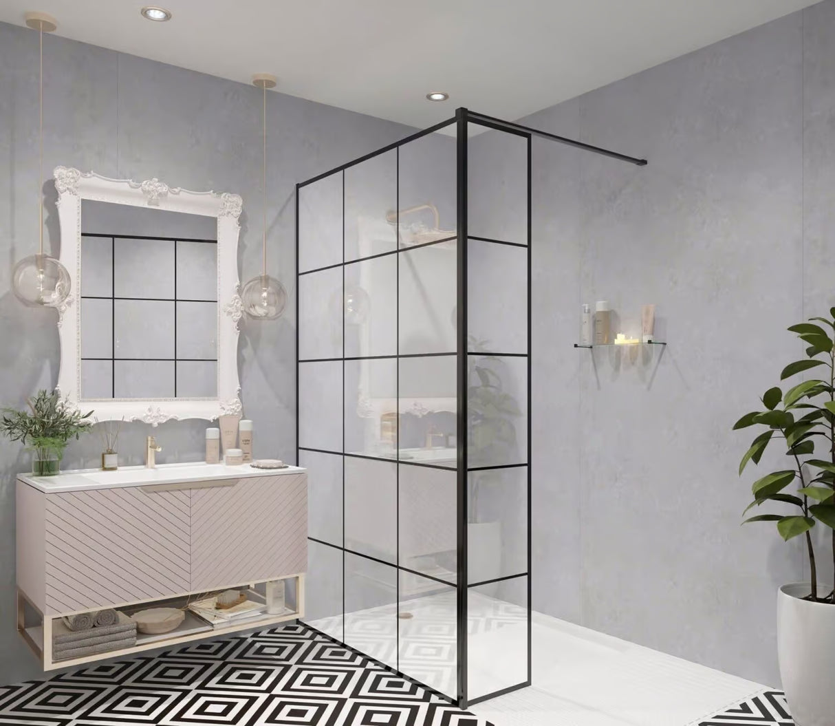 Wet Wall Panels 2 x Panel Shower Package Deal