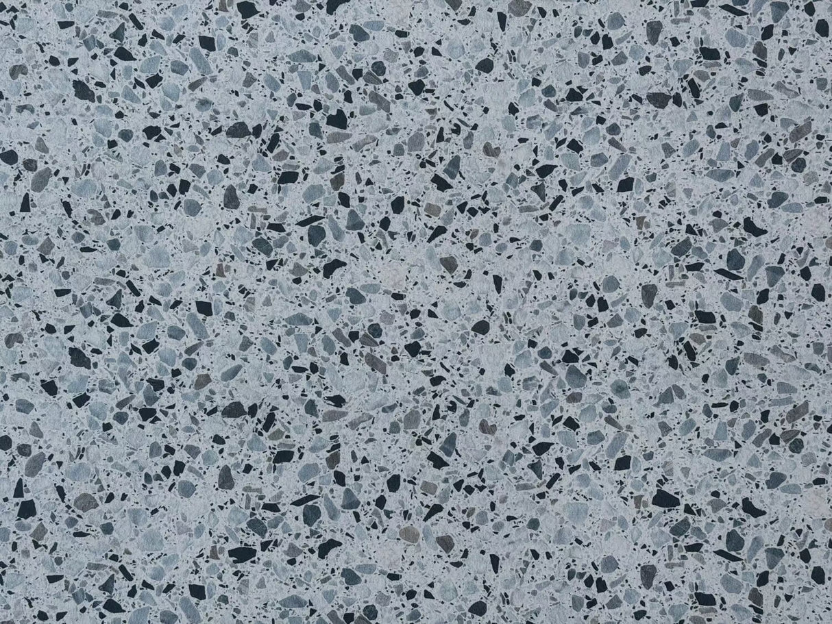 Blue Terrazzo Wet Wall Panel - 2400mm (h) x 1000mm (w) x 10mm (d)