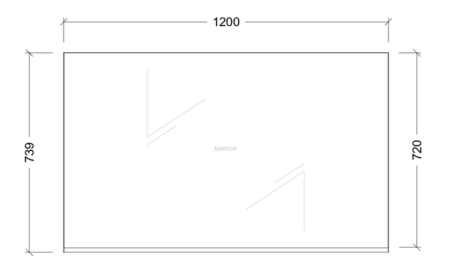 Essence Mirror 1200mm