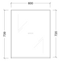 Essence Mirror 600mm