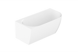 Glacier Acrylic Left Corner Bath 1500