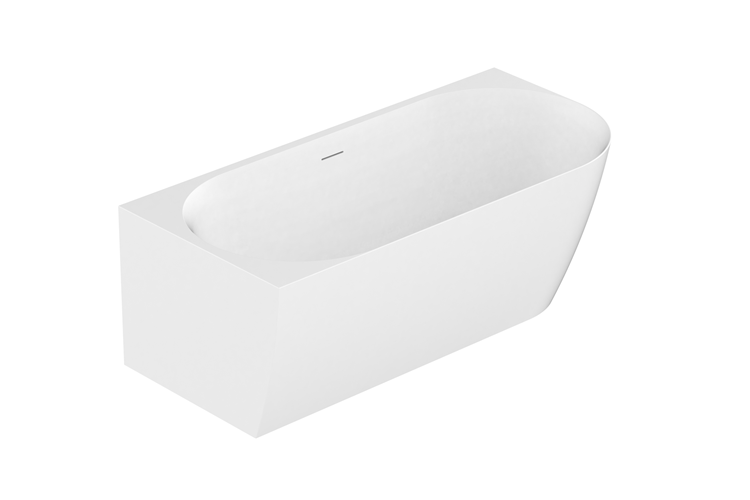 Glacier Acrylic Right Corner Bath 1700