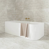 Casey Left Corner 1500 Bath Gloss White - EX DISPLAY (NO BOX)