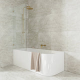 Casey Left Corner 1500 Bath Gloss White - EX DISPLAY (NO BOX)